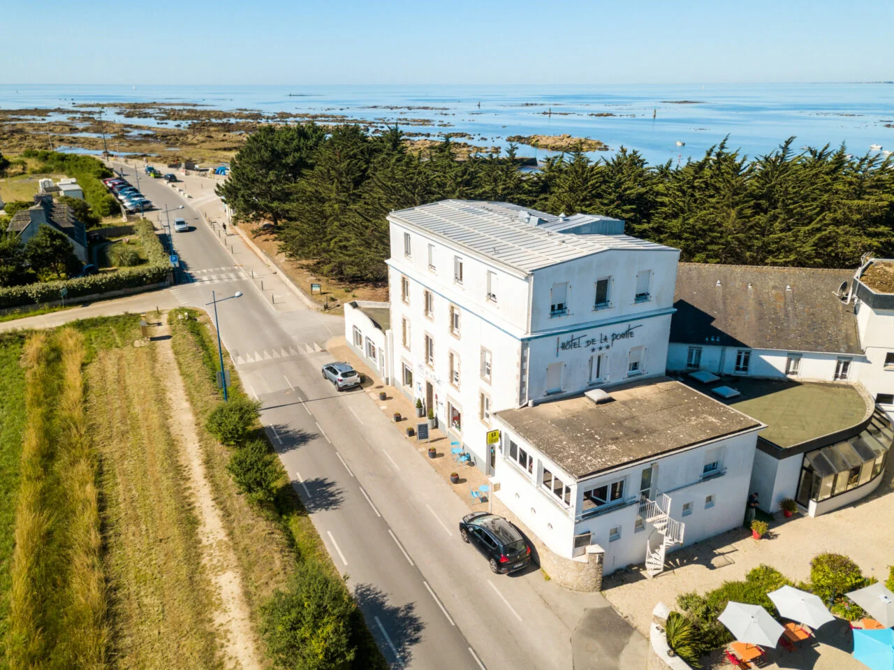 pointe de Mousterlin et son hôtel